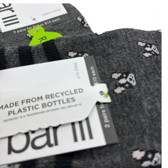 Bar III Men's Bulldog Boxer Frenchie Dog Socks size 7-12 Gray Lot of Three - Picture 9 of 15